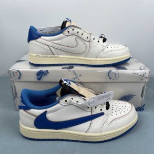 Air Jordan 1 Low x Travis Scott "OG White Navy Blue Black"