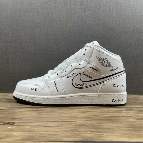 Jordan 1 Mid "Schematic" - Imagen 2