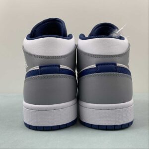 Jordan 1 Mid "Grey and White": imagen 5