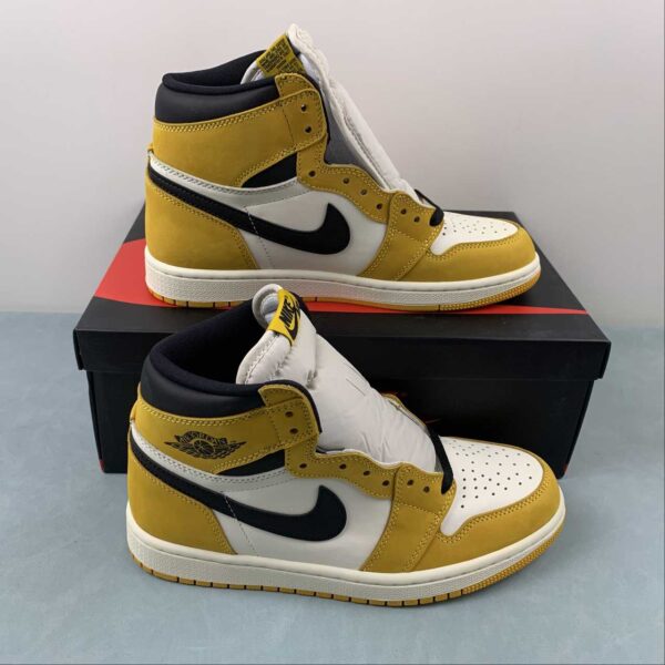 Jordan 1 High Retro "OG Yellow Ochre Black"