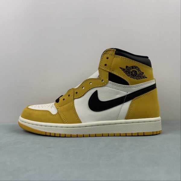 Jordan 1 High Retro "OG Yellow Ochre Black" - Imagen 2