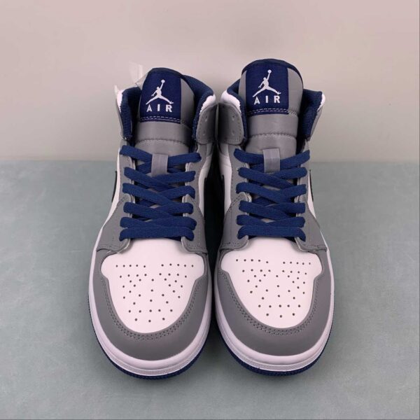Jordan 1 Mid "Grey and White" - Imagen 4