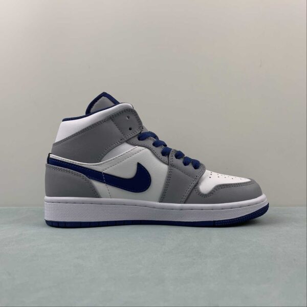 Jordan 1 Mid "Grey and White" - Imagen 3