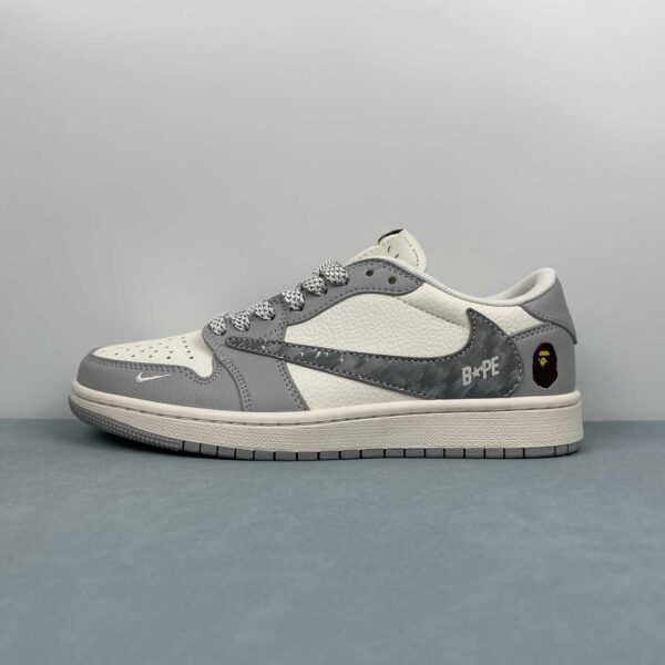 Jordan 1 Low Trvis Scott x Bape - Imagen 2