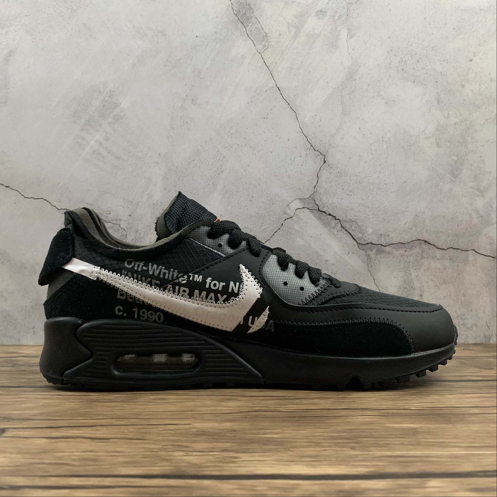 Nike Air Max 90 x Off-White “Black”: imagen 3