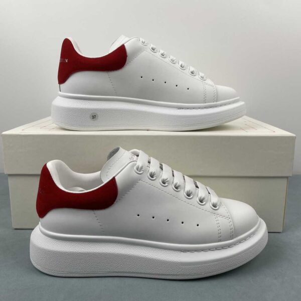 Alexander McQueen Oversized Sneaker “White/Red”
