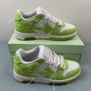 Off-White™ Out of Office Leather Sneakers “White / Green”