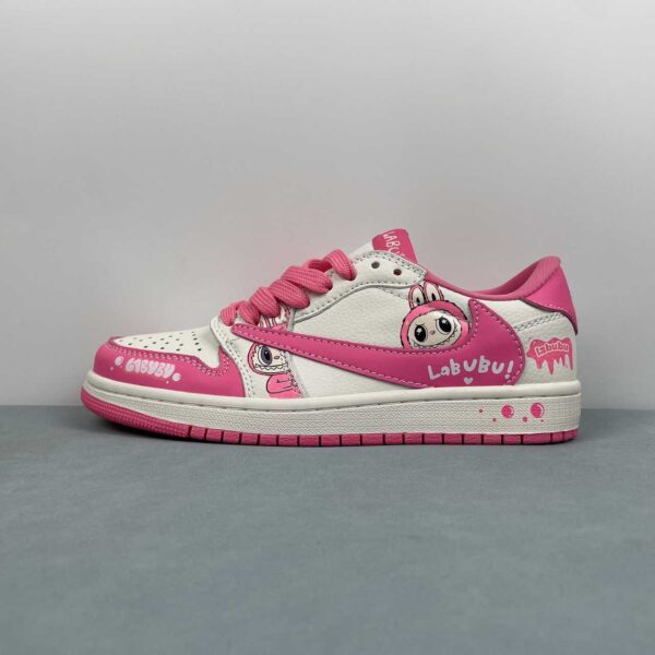 Air Jordan 1 Retro Low Custom “Labubu Pink” - Imagen 2
