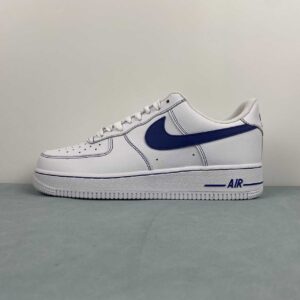Nike Air Force 1 ’07 LV8 “White / Deep Royal Blue”: imagen 2