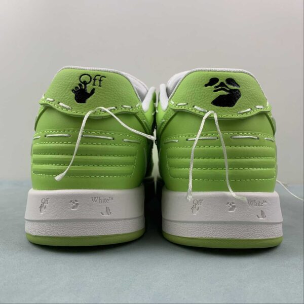 Off-White™ Out of Office Leather Sneakers “White / Green” - Imagen 5
