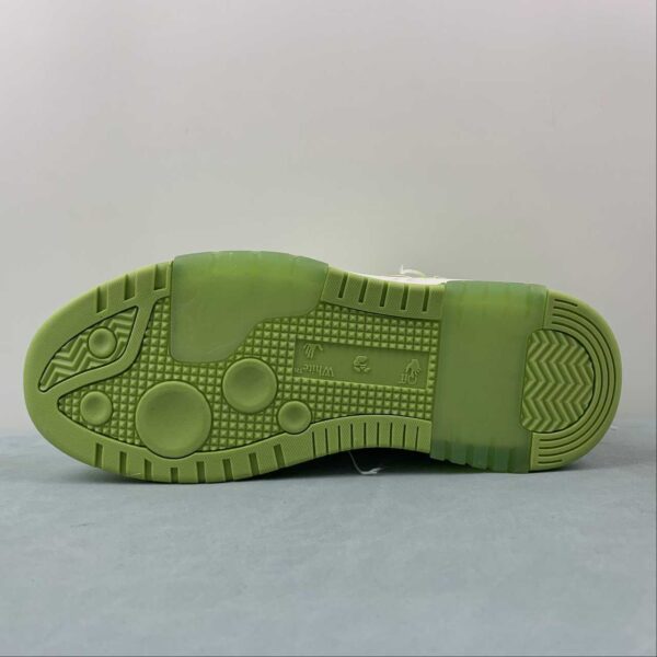 Off-White™ Out of Office Leather Sneakers “White / Green” - Imagen 6