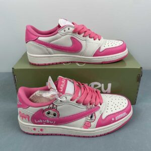 Air Jordan 1 Retro Low Custom “Labubu Pink”